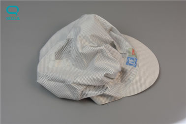 Dust Free ESD Protective Caps , Anti Static Cap 97% Polyester 3% Conductive Fiber