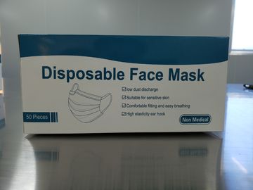 No Stimulus Cleanroom Disposable 2 Ply Nonwoven Face Mask