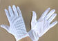 0.5cm Stripe Terylene Conductive Fiber Anti Static ESD Gloves For Clean Room